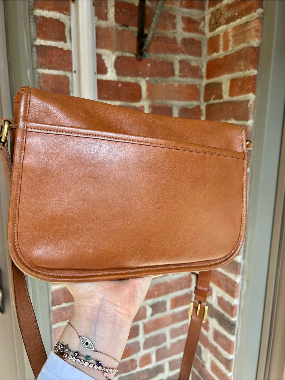 Vintage coach city bag style 9790 british tan crossbody turnlock retro y2k purse - Picture 5 of 13